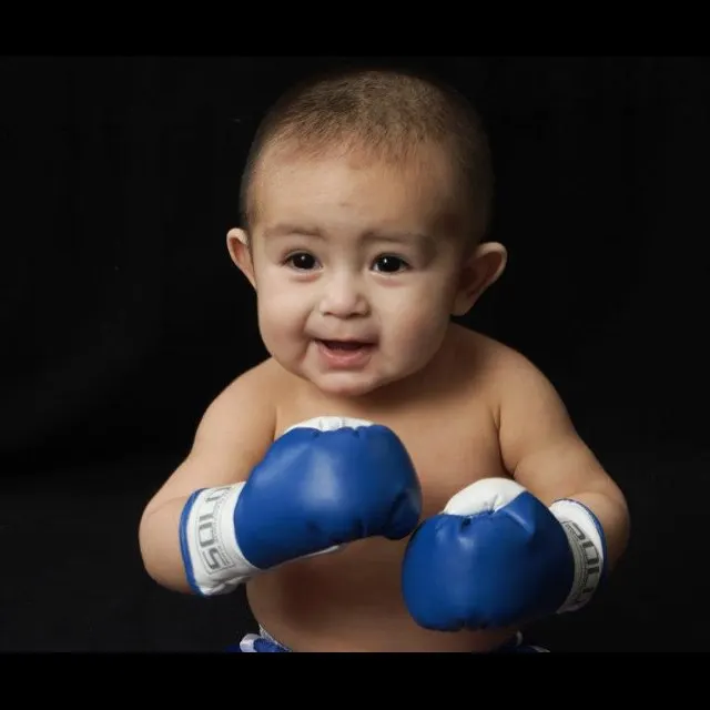 Newborn Photography Props baby Boxing set Gloves shorts bebe Photo Shoot Baby Boy Photoshot Mini Hand Gloves Wraps 6