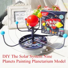 Сделай Сам солнечная система девять планет живопись модель «планетарий» комплект научная Астрономия проект Обучение Образование география студента