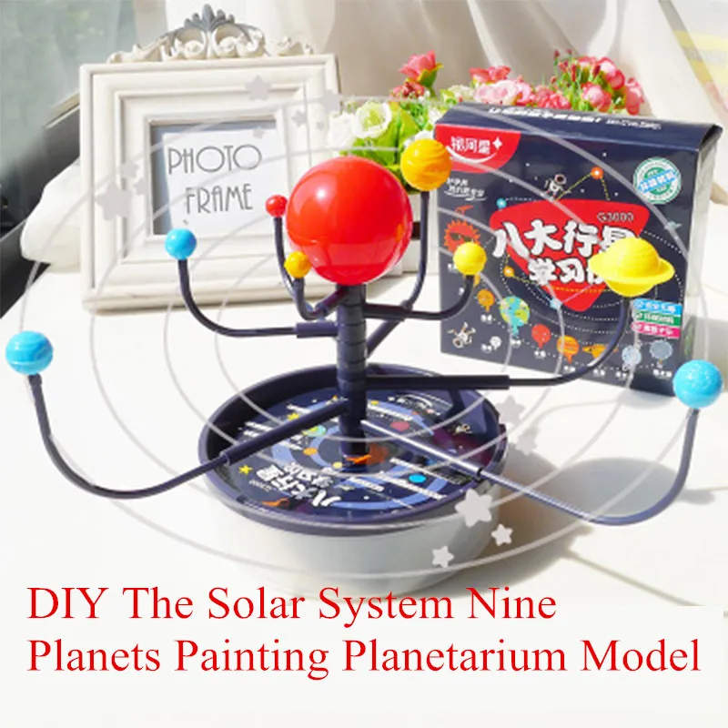 

DIY The Solar System Nine Planets Painting Planetarium Model Kit Science Astronomy Project Teaching Education Geography For School Student Techer Supplies