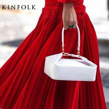 

Bag new niche net red square box bag crocodile pattern retro shoulder bag messenger bag small square bag