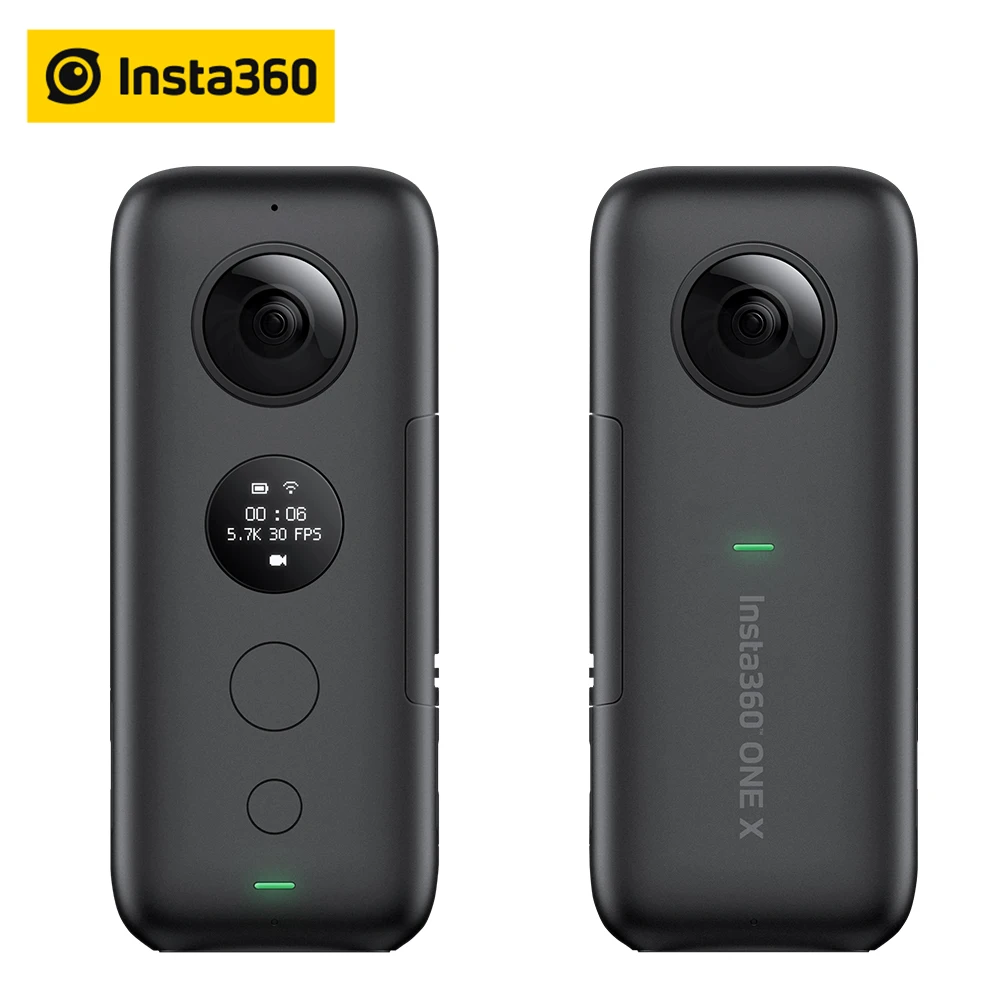 Экшн камера Insta360 ONE X 360 видео 5 7 K и фото 18 МП с стабилизацией цветов Wi Fi передача в
