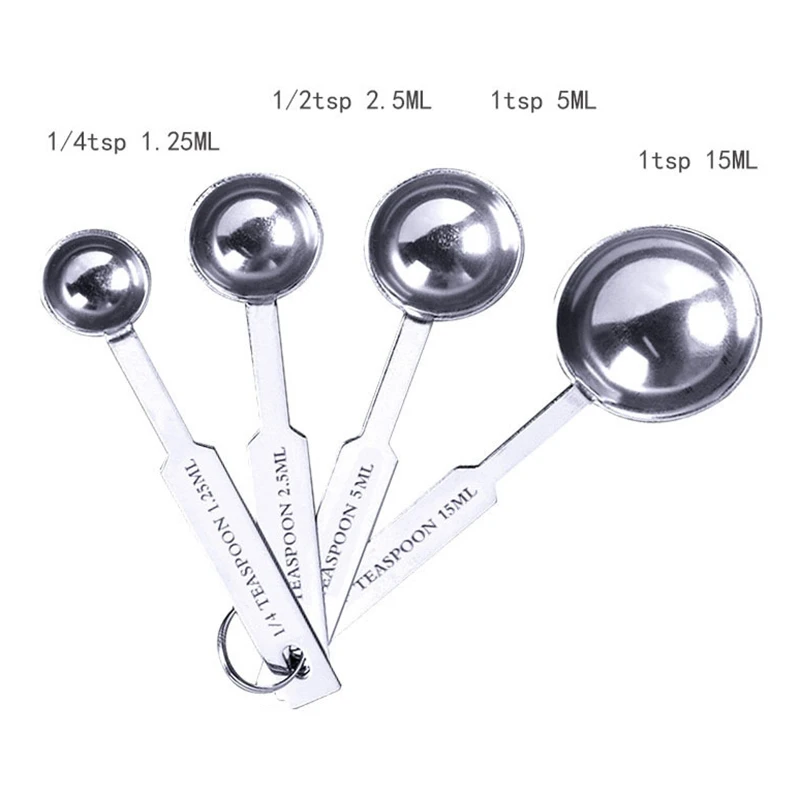 Measuring Spoons And Cups Set, 10pcs Premium Stainless Steel Measuring  Spoons