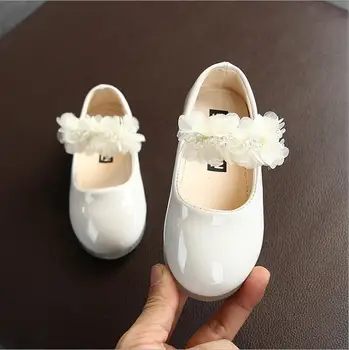 

New Kids Children Toddler Little Girls Summer Spring Patent Leather Shoes Princess Sneakers For Girls England Dress Shoes