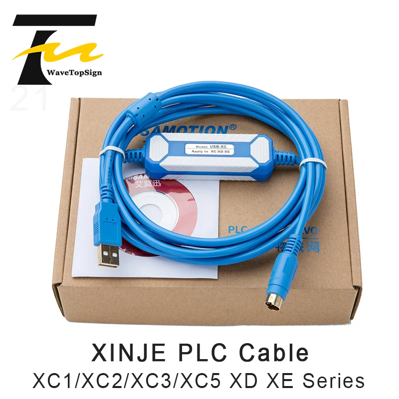 PLC programming cable programming data download Cable USB XC for XINJE