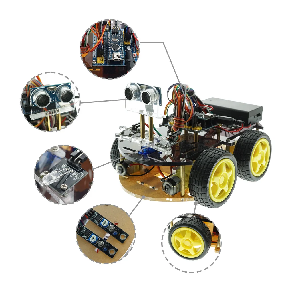 

Intelligent Bluetooth Tracking/ Obstacle Avoidance Car with arduino nano