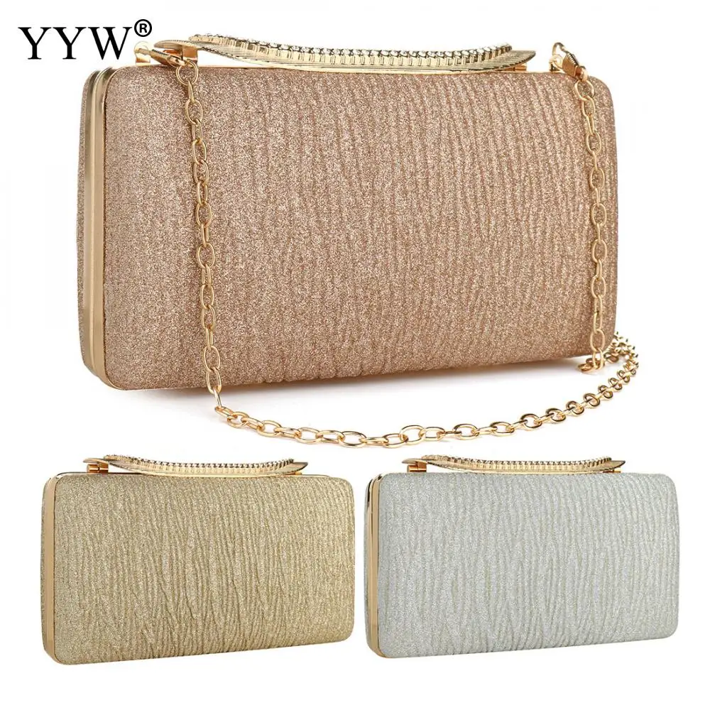 Womens Clutch Evening Bag Wedding Party Purse and Shoulder Handbag