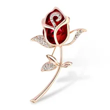 Для борьбы с большим количеством брошь на День святого Валентина Роза Благородство Элегантность корсаж корейский стиль аксессуары брошь производители Dir