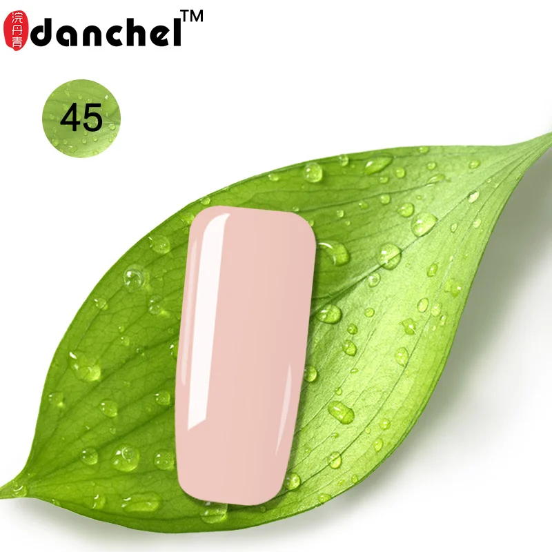 45 Danchel 9 мл гель покрытые лаком ногти художественный гель uv Vernis светодиодный праймер Полупостоянный светодиодный Гель-лак для замачивания Гель-лак для ногтей основа и верхнее покрытие - Цвет: 45