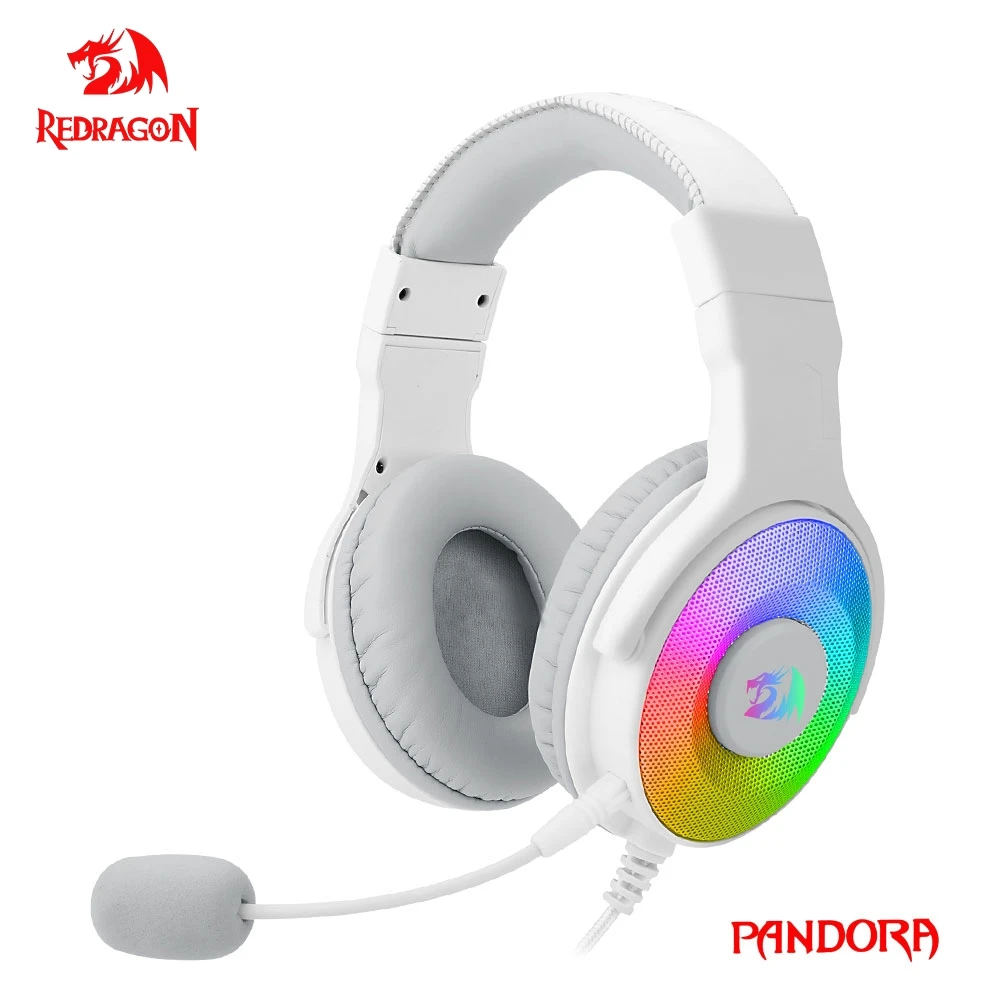 Redragon Pandora Rgb Gaming 7.1 Surround Sound Headset Koptelefoon Met Microfoon Pc H350|Hoofdtelefoon/Headset| - AliExpress