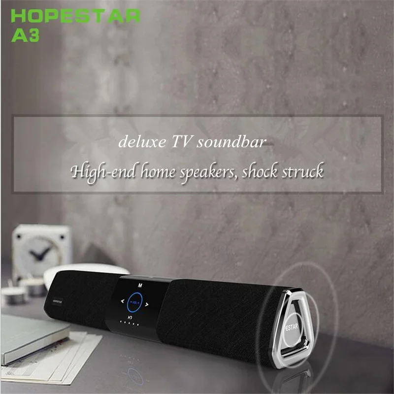 

Hopestar A3 Bluetooth Speaker 20W tv soundbar Wireless Portable stereo Bass Subwoofer Home theater system Audio PC sound bar box