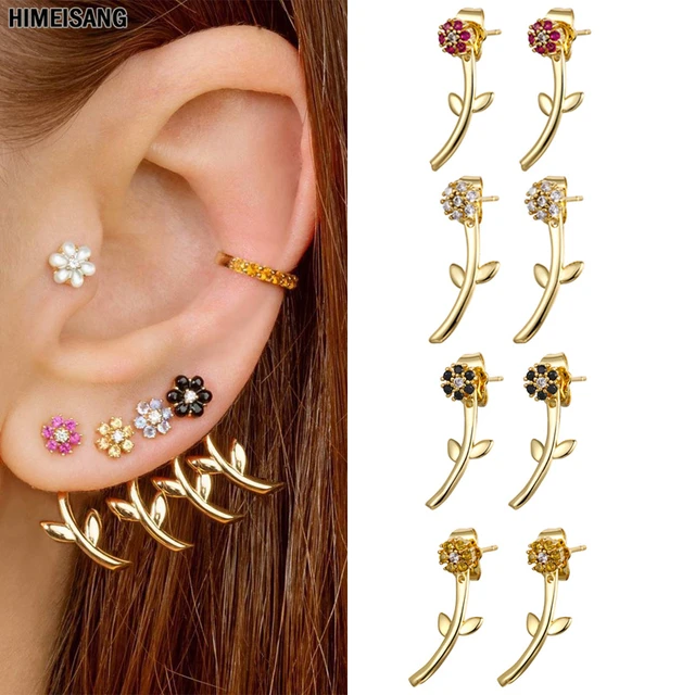 Apmemiss Wholesale Women's Pearl Stud Earrings Silver Plated Earrings Ear  Clips Fashion Earrings - Walmart.com