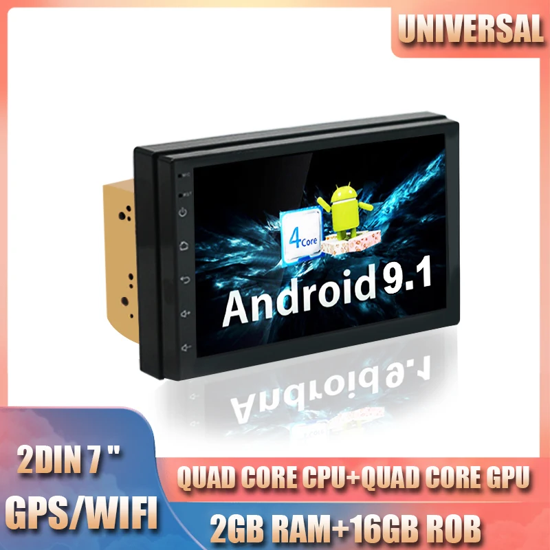 2DIN 2G + 16G Universal Auto GPS Radio Player Android 9.1 IPS bildschirm Navigation Multimedia Bluetooth 2DIN 2G + 16G Universal Auto GPS Radio Player Android 9.1 IPS bildschirm Navigation Multimedia Bluetooth