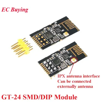 

GT-24 Wireless Module 2.4G IPX NRF24L01 NRF24L01+PA+LNA Industrial Grade Digital Transmission Module 1100M Long Distance SMD/DIP