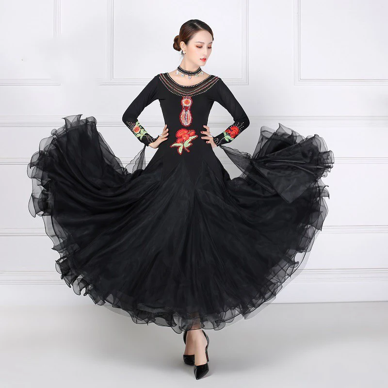 

Customized High Quality New Ballroom Dance Competition Dress Standard Dresses Modern Dance Costume Women Ballroom Waltz Dress