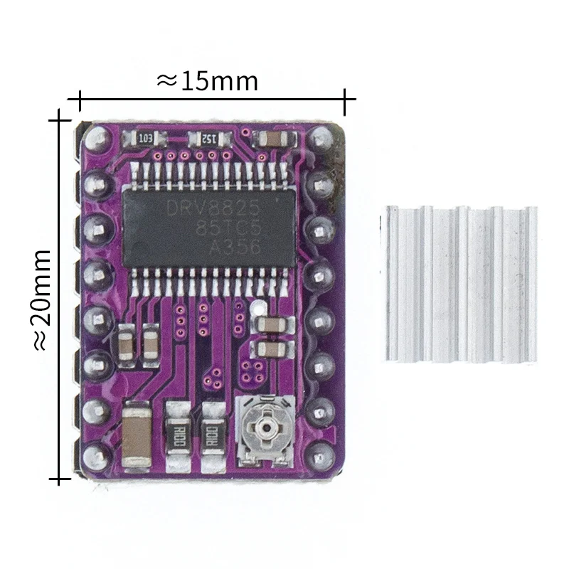 3D-принтеры StepStick DRV8825 шаговый мотор-носитель Reprap 4-слойные PCB пандусы - Цвет: DRV8825