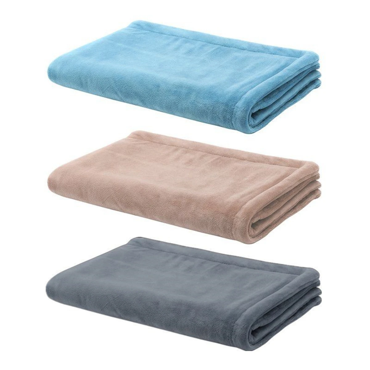 

Hot New Winter Warm Velvet Electric Blankets Heating Mat Pad Throw Rug Snuggle Blanket Bedding Home Office 3 Heat Modes 3 Colors