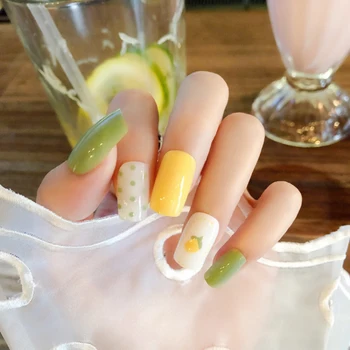 

detachable False Nail Artificial Tips Full Cover for Short Decoration Press On Nails Art Fake Extension Tips French False nail