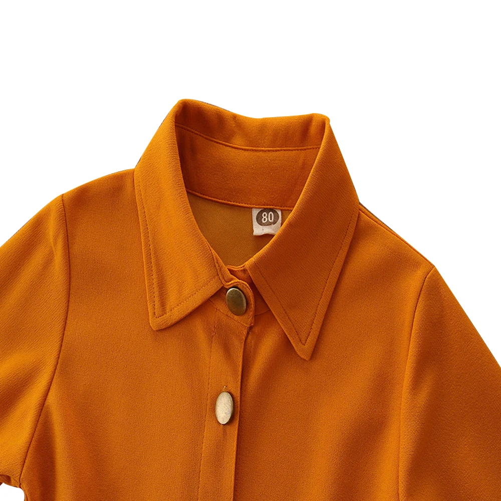 Одежда для маленьких девочек одежда малышей Осенняя Девичья школы факельные