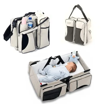 

Multifunction Baby Diaper Bag Baby Travel Crib Large-capacity Mother's Maternity Bag Baby Stroller Nappy Bag Mommys Shoulder Bag