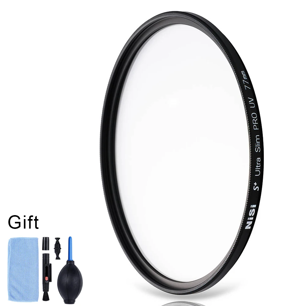 Nisi 39 мм MC UV S + Ультратонкий профессиональный фильтр 67 72 77 95 105 двухсторонний 12