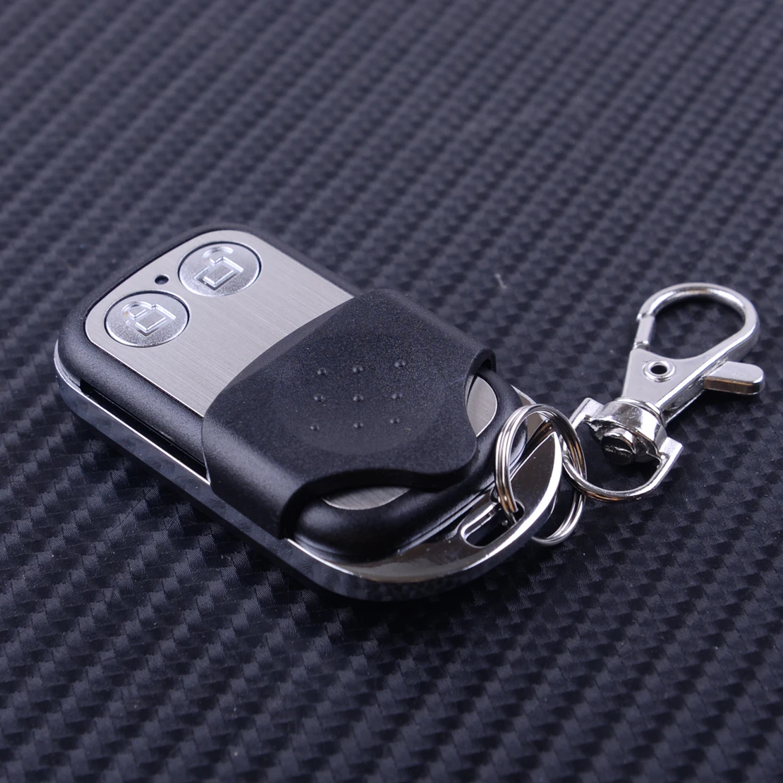 

DWCX 12V 2 Button 433Mhz Car Garage Door Gate Wireless Remote Control Key Switch Fit For Most Garage Doors