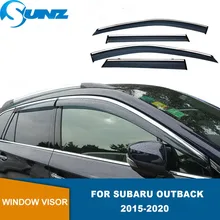 Deflettore parasole parasole visiera sfiato per Subaru Outback 2015 2016 2017 2018 2019 2020 visiera per finestra schermo meteorologico SUNZ