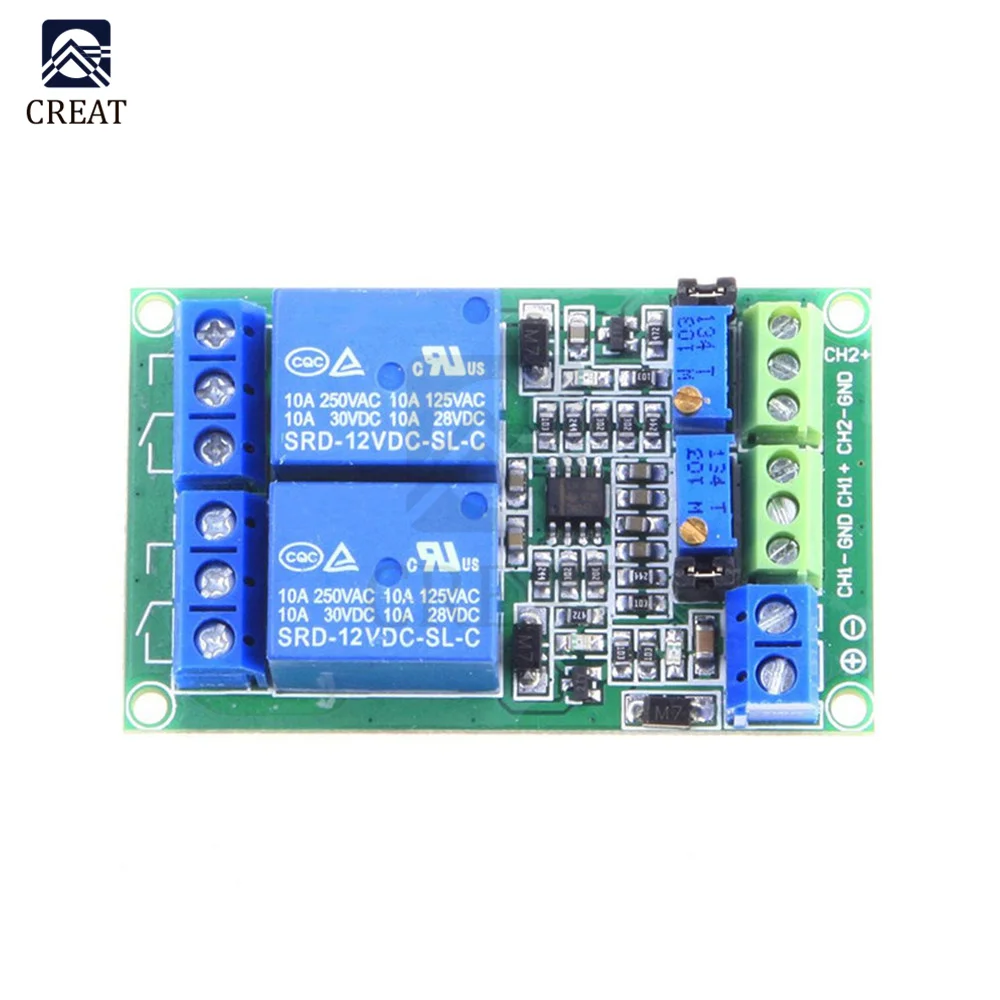 2 Channel LM393 Voltage Comparator Module - Precision Resistor Divider For DIY Electronics