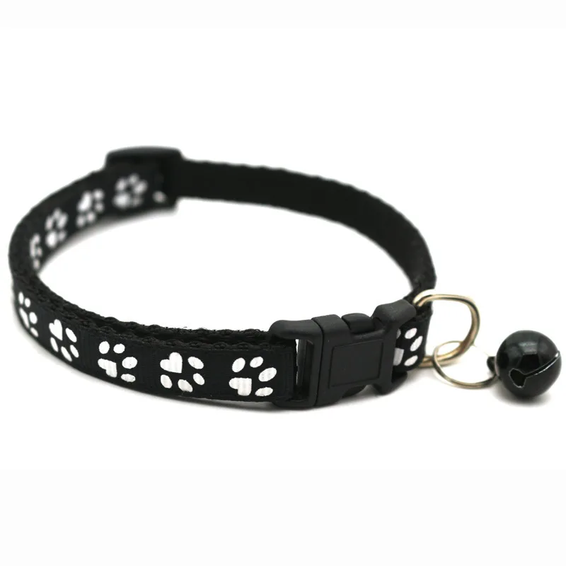 Cute Cat Collar with Bell Adjustable Buckle Collar for Small Chihuahua Accessories Pet Lead Supplies Cute Cat Collar with Bell Adjustable Buckle Collar for Small Chihuahua Accessories Pet Lead Supplies