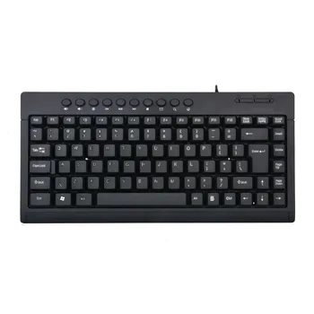 

USB Wired Keyboard Waterproof Keyboard Standard Desktop Keyboard Wired USB Multimedia PC Keyboard for Laptop Notebook #LR3