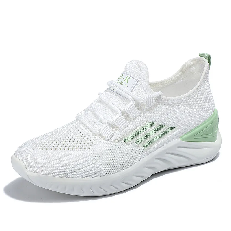 2022 Summer New White Shoes Women's Breathable Mesh Shoes Fashion Jump Ladies Running Shoes Sports Casual Shoes Thin Trend