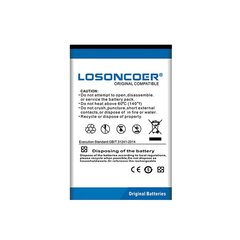 LOSONCOER 4550 мАч A8 сменная батарея для AGM A8 A1Q SE батарея мобильного телефона для Манн зуг 5S ZUG5S ZUG5SQ ZUG 5SQ батарея