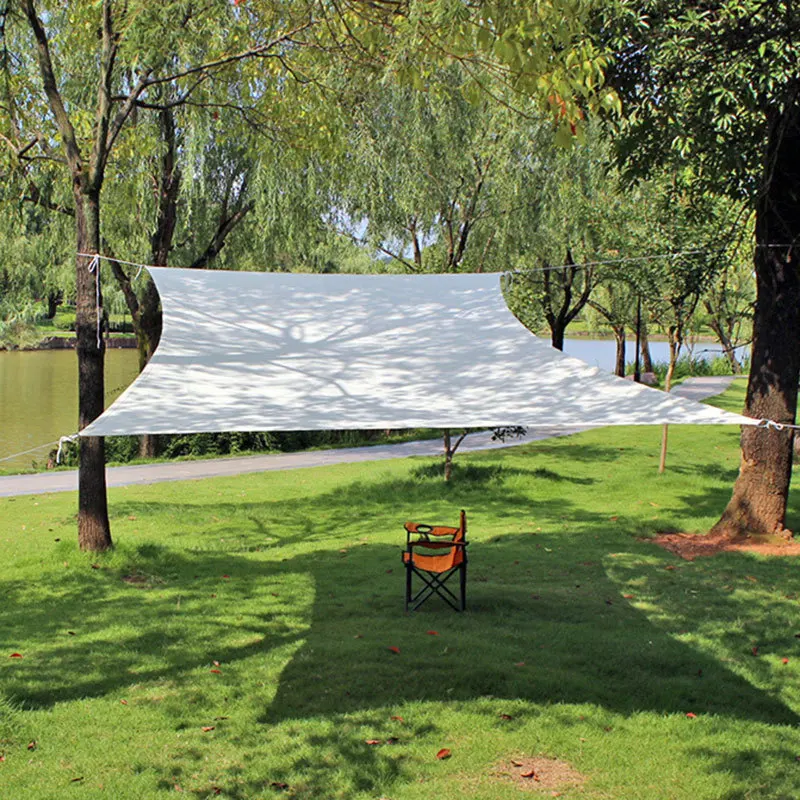 

Outdoor Multi-functional College Style Triangular Awning Landscape Outdoor Tent Four Corners Sun-resistant Polyester Shade Cloth