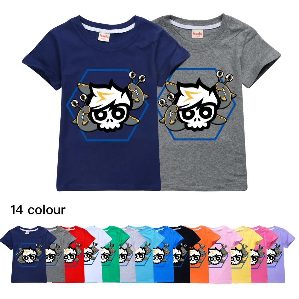 

Tees For Baby Boys Kids Casual Cartoon Tops Girls T-shirt New Fashion T Shirt Summer Short Sleeve O-neck Tshirt SLOGOMAN HOODY