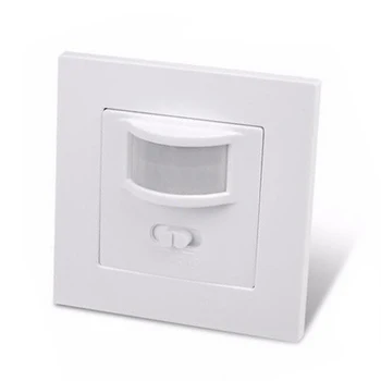 

Wall Mounted PIR Motion Sensor Light Switch Sensing Range 5-8m 140 Degree Human Body Induction Detector AC 110V - 240V