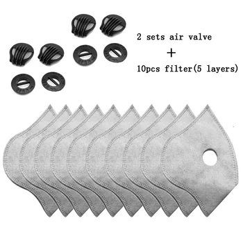 

Cycling Mask Gasket Face Masks Filter Activated Carbon Breathing Filters PM2.5 Filters Air Valve Filter Masks Accessories