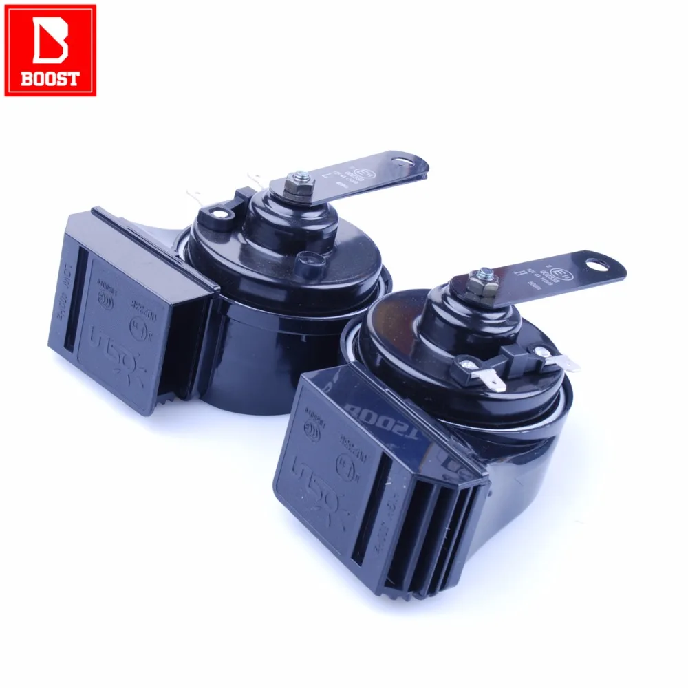 Preise BOOST 168 neue Auto Horn 12V Signal Doppelte Volumen Sound Perfekte Dual Wasserdichte Design Air Horn für Automtive