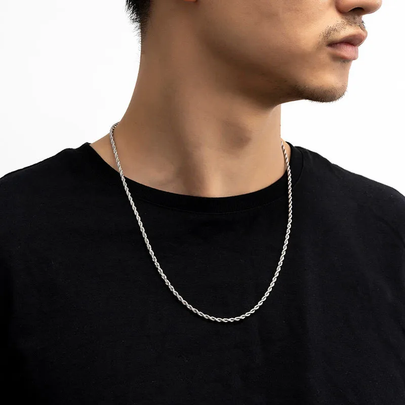 Swag Twist Rope Chain Necklace 