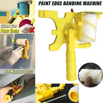 

Clean-Cut Paint Edger Roller Brush Edging Tool for Wall Ceiling Painting Safe Tool Portable for Home Wall Ceilings New