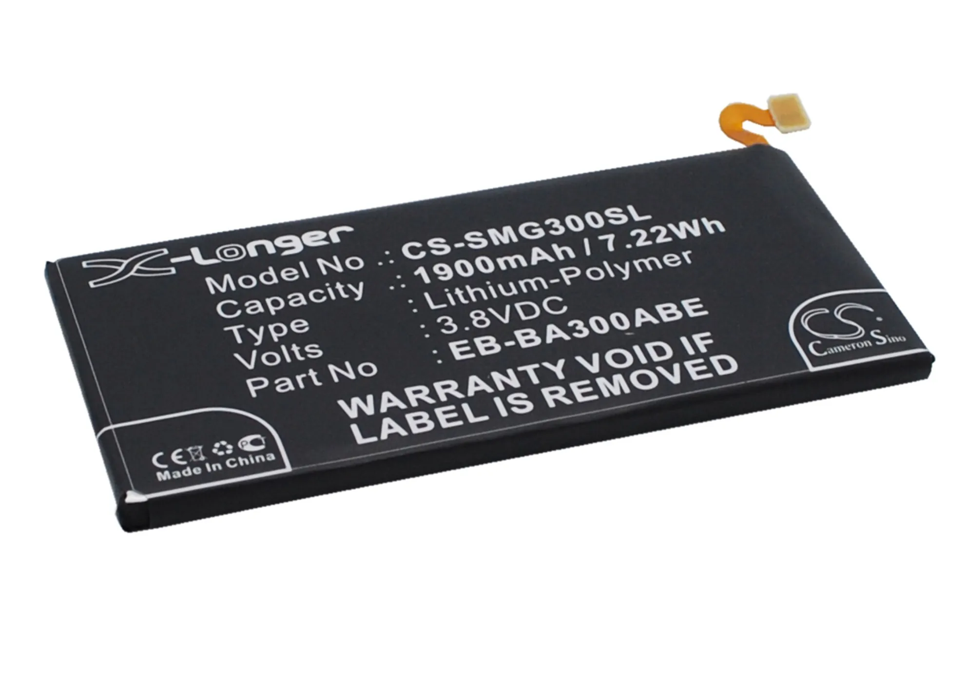 Cameron sino 1900 мА/ч, батарея для Samsung Galaxy A3 Duos SM-A3000 A3009 A300F A300F/DS A300FU A300G A300G/DS A300H/DS A300M