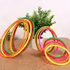 12pcs Plastic Toss Rings Kids Kids Kids Outdoor Toys Toss Game for Carnival Garden Backyard Outdoor Games (Random Color) 5