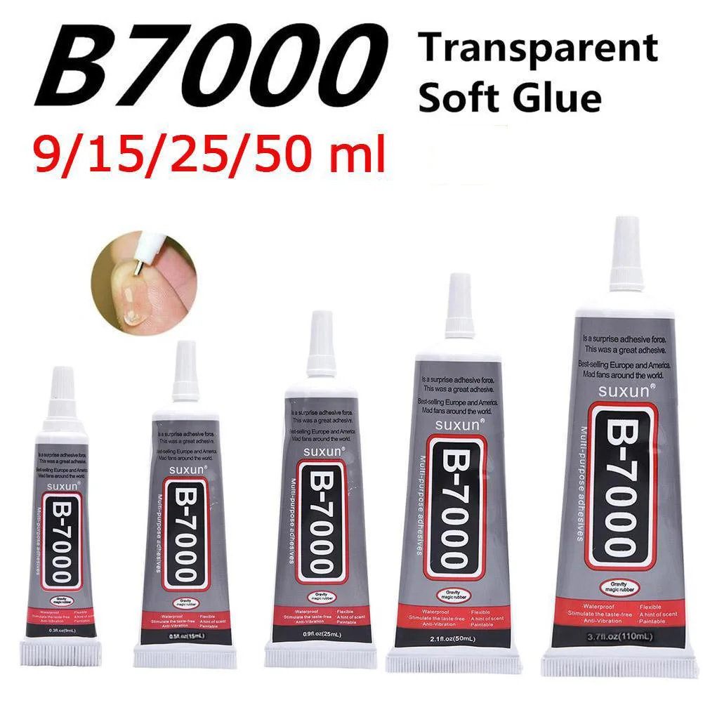 B7000 9ML 50ML Glue For Rhinestones Crystal Adhesive Jewelry Needles