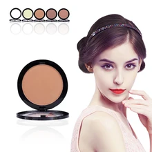 Профессиональный Осветляющий консилер для лица, компактная пудра для контуринга, легко носить макияж, пудра, палитра, хайлайтер, косметика