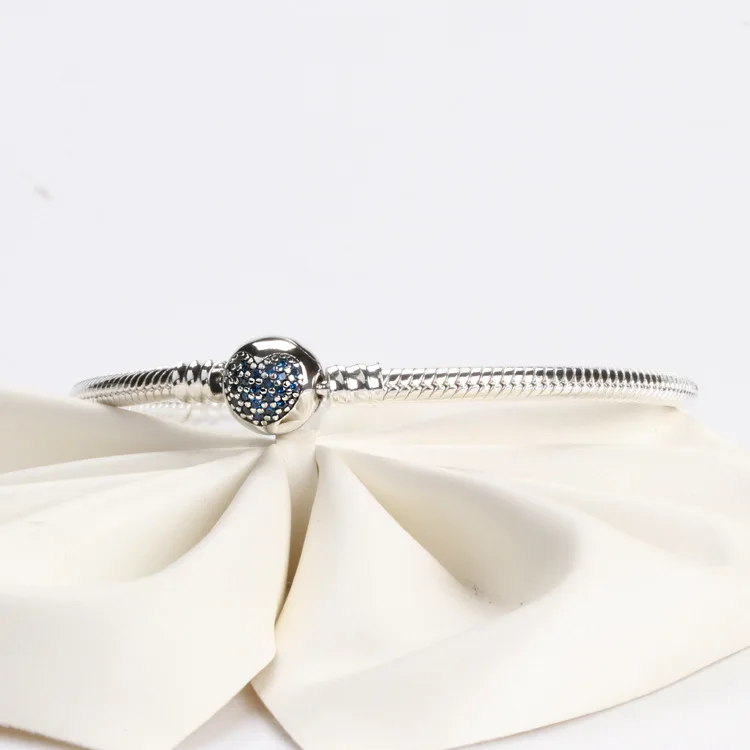 Мода 925 Серебряный Очаровательный браслет для женщин оригинальные ювелирные изделия Pan doras браслет бусины DIY подарок на день рождения изготовление браслетов