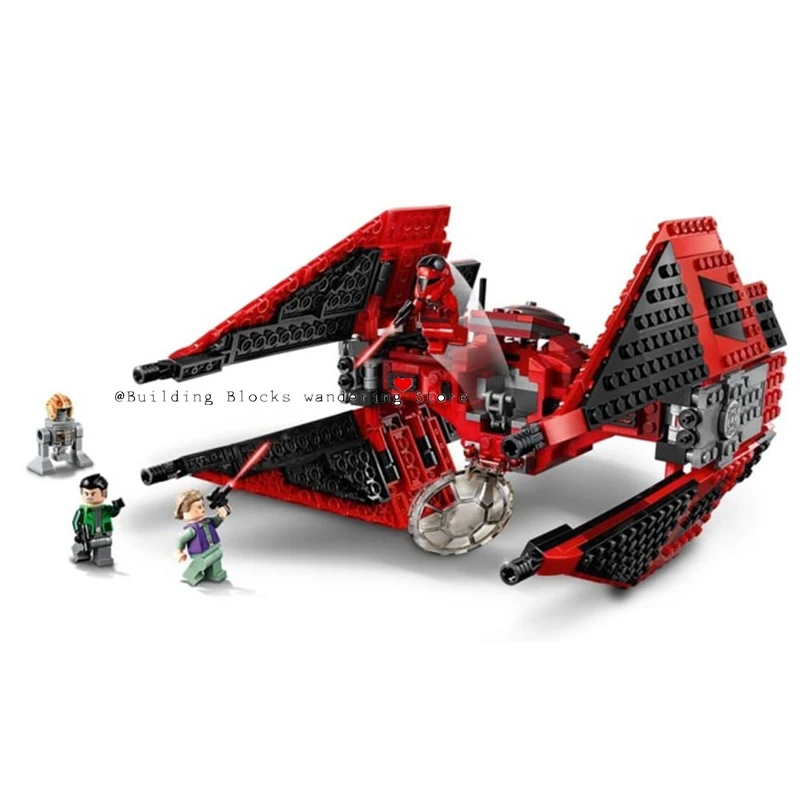 

2020 New 2019 Star Wars Red Tie Fighter Building Blocks Brick Toys For Children Compatible With Legoinglys 75240