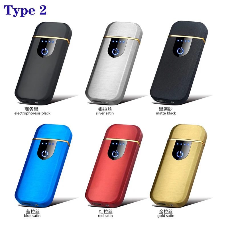 Электрическая USB мини смарт зажигалка ветрозащитная перезаряжаемая сенсорная