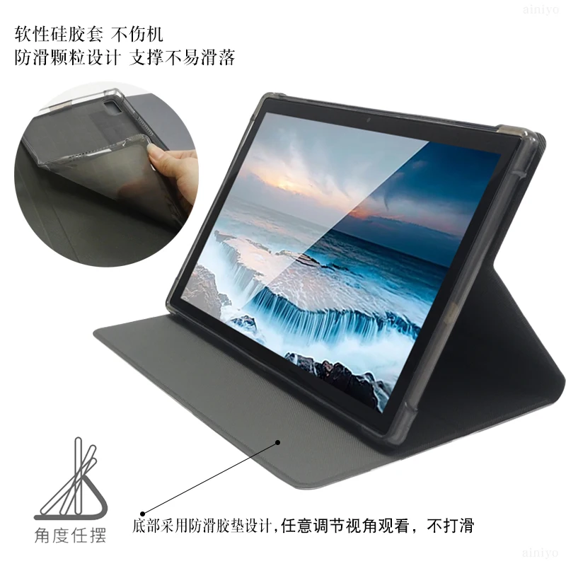 ネイビー 合成皮革 タブレットケース Amazon | Z-KAI Z会専用タブレット 第1世代 ケース TiMOVO Z会