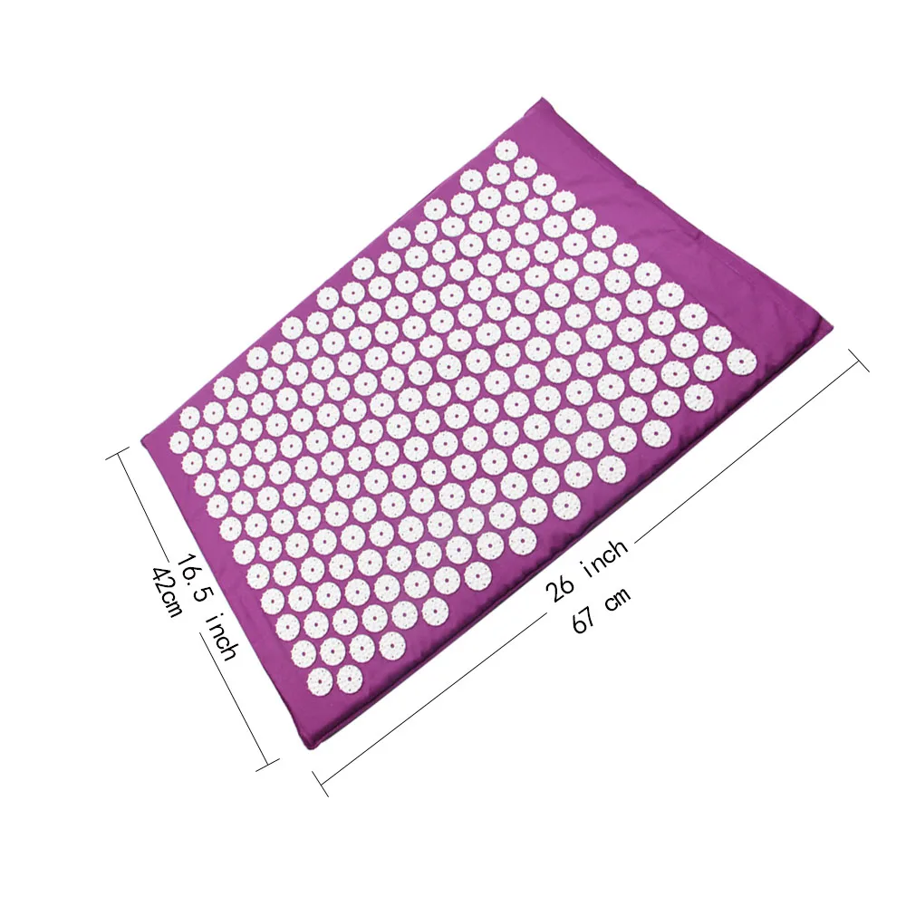 5 Color Massager Cushion Acupuncture Sets Relieve Stress Back Pain Acupressure Mat/Pillow Massage ABS Spike Yoga Cushion