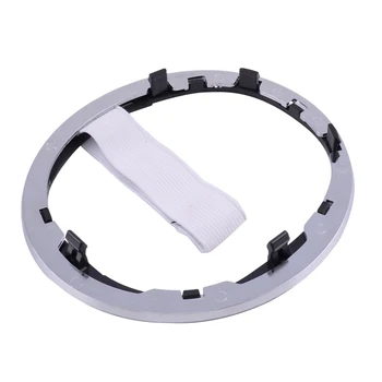 

2Pcs 71775051 Car Gear Shift Stick Lever Knob Boot Gaiter Retaining Ring Frame Fit for Fiat 500 500C 2007 2008 2009 2010-2015
