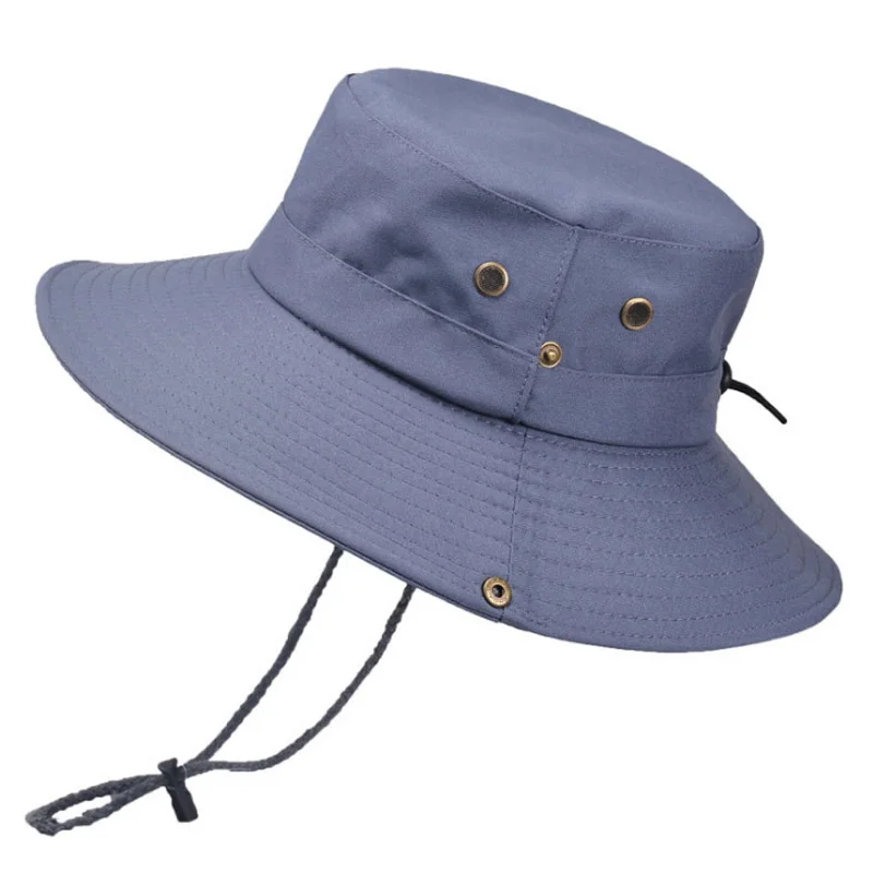 

SEWS-Cap Men Summer Fishing Hat Uv Protection Women Hiking Beach Bucket Hat Dad Outdoor Unisex Sunhat Foldable