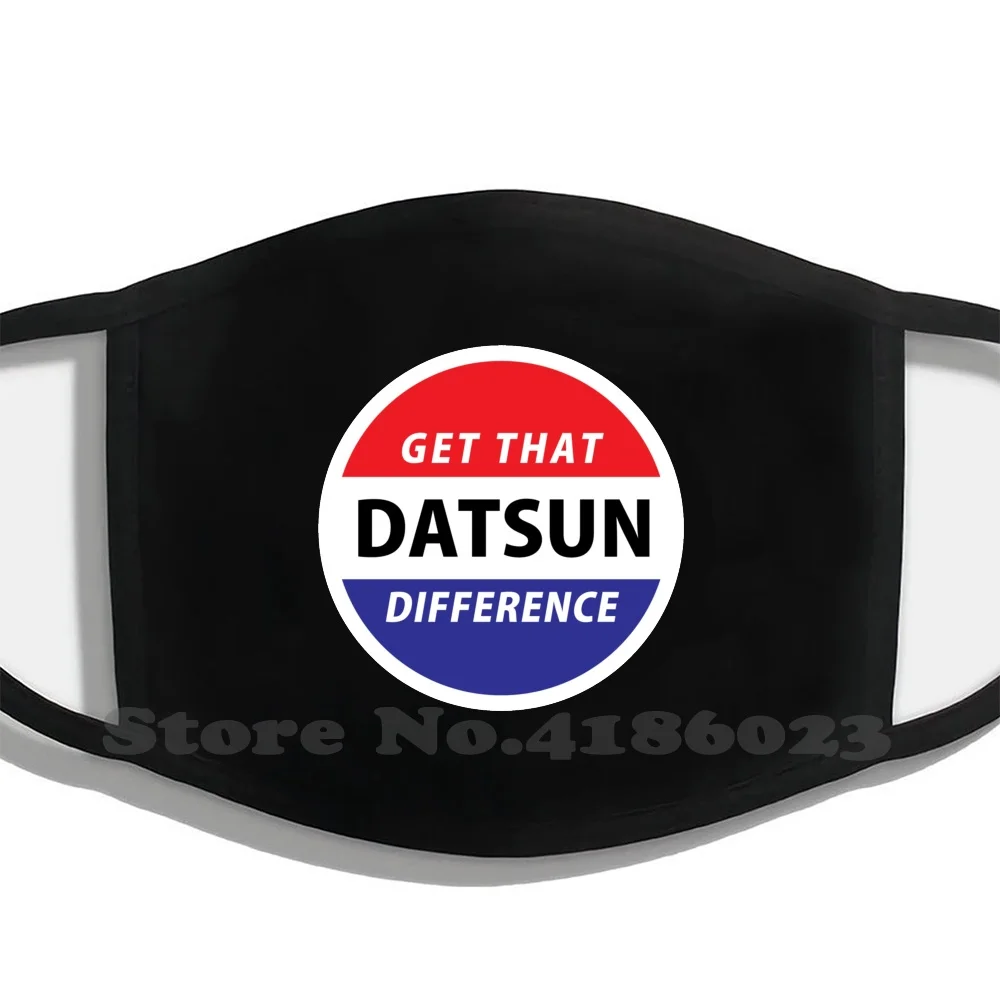 Получите эту разницу Datsun! Печать стирающаяся дышащая многоразовая хлопковая